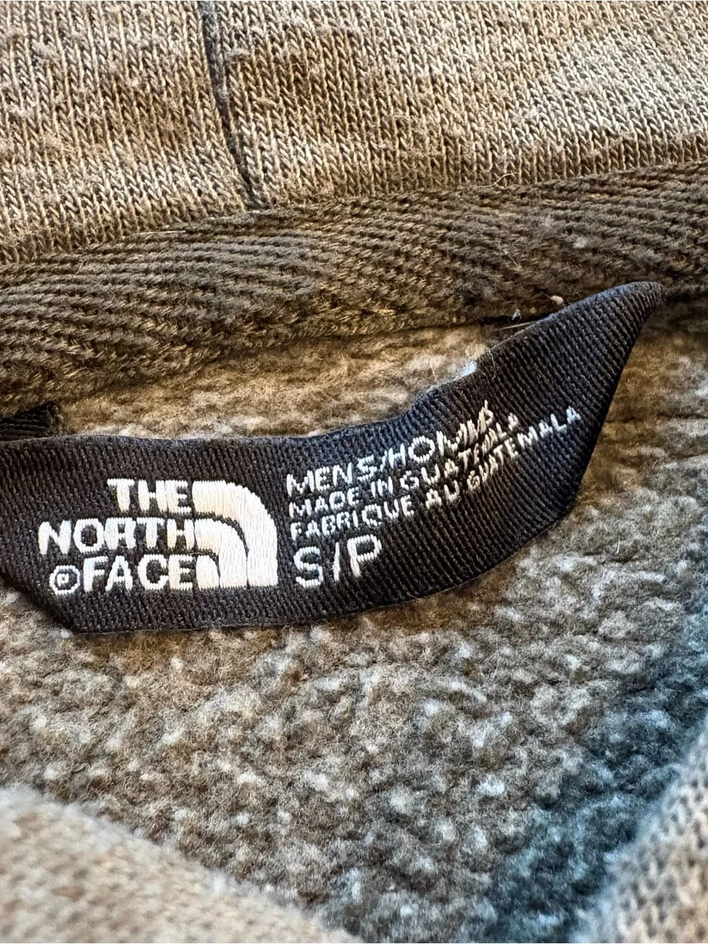 The North Face men’s size small solid olive green hoodie hooded sweatshirt